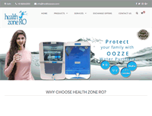 Tablet Screenshot of healthzonero.com